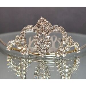 Bejeweled Mini Tiara Comb